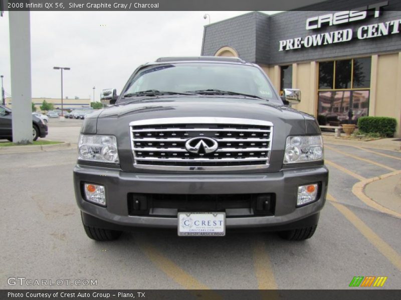 Silver Graphite Gray / Charcoal 2008 Infiniti QX 56