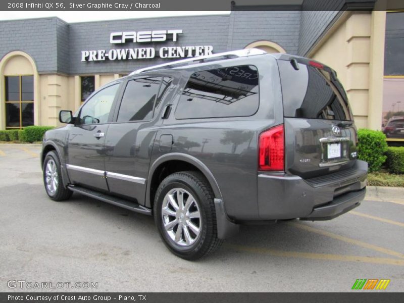 Silver Graphite Gray / Charcoal 2008 Infiniti QX 56