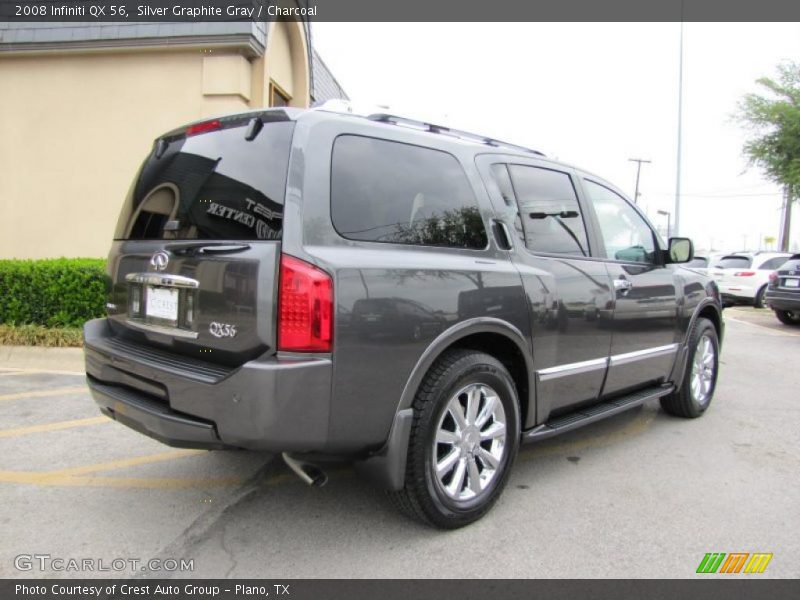 Silver Graphite Gray / Charcoal 2008 Infiniti QX 56