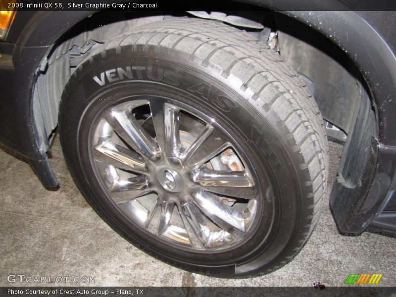 Silver Graphite Gray / Charcoal 2008 Infiniti QX 56