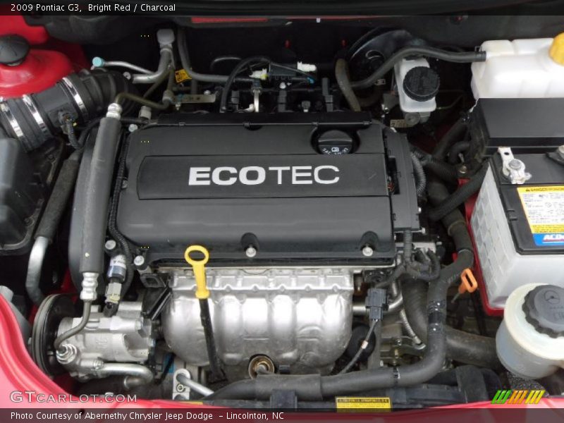  2009 G3  Engine - 1.6 Liter DOHC 16-Valve VVT Ecotec LXV 4 Cylinder