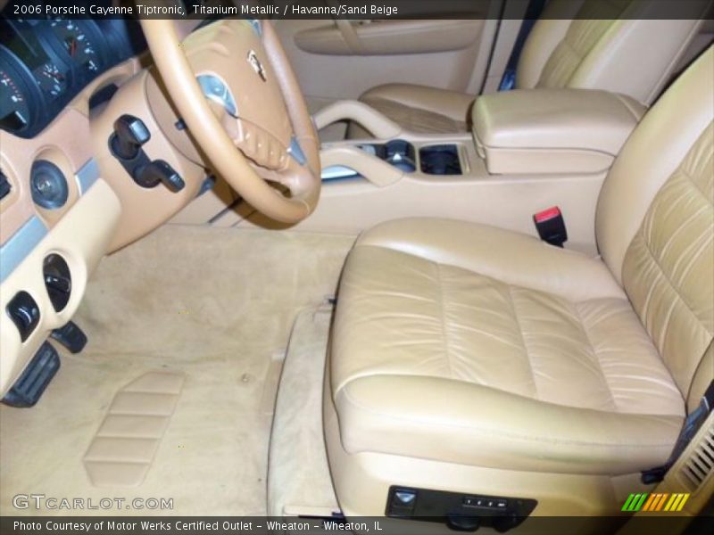 Titanium Metallic / Havanna/Sand Beige 2006 Porsche Cayenne Tiptronic
