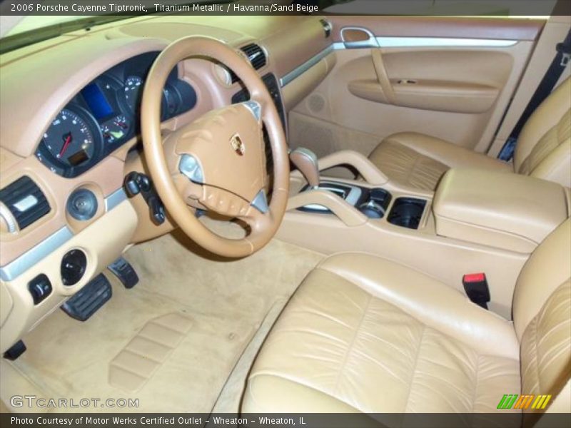 Titanium Metallic / Havanna/Sand Beige 2006 Porsche Cayenne Tiptronic