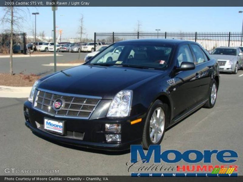 Black Raven / Light Gray 2009 Cadillac STS V8