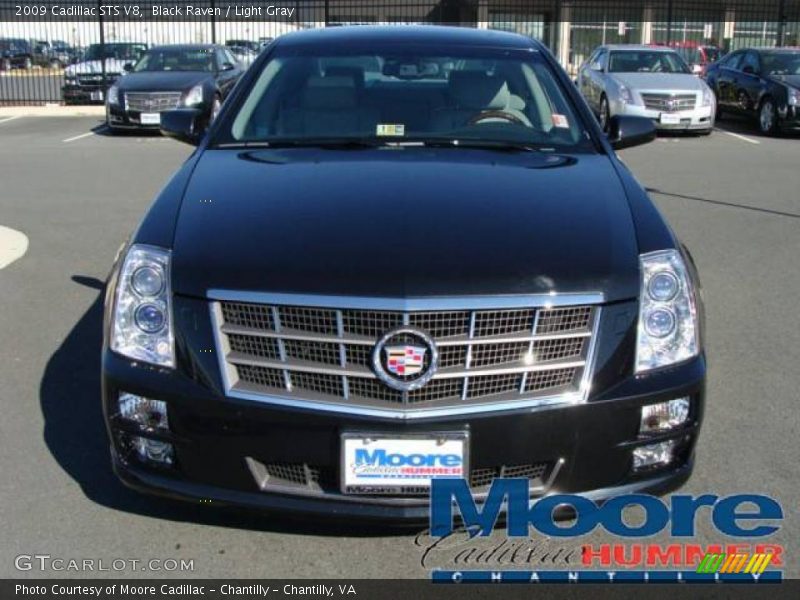 Black Raven / Light Gray 2009 Cadillac STS V8