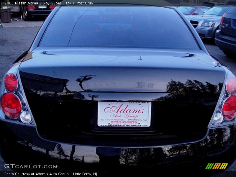 Super Black / Frost Gray 2005 Nissan Altima 2.5 S