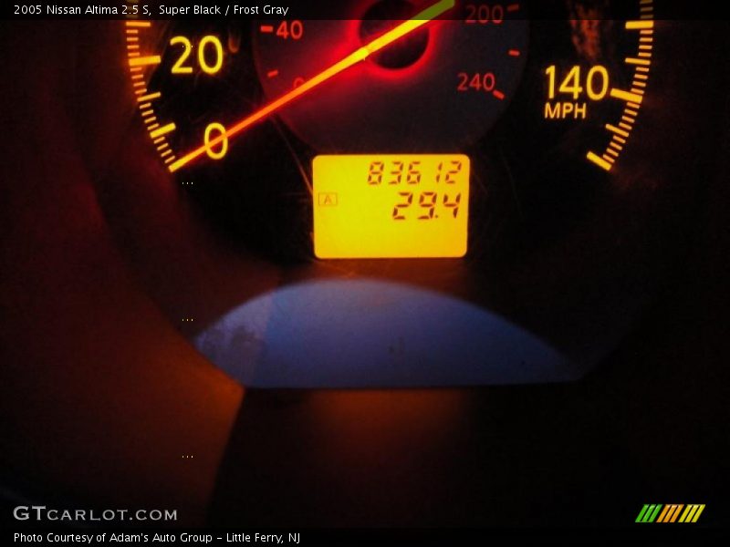 Super Black / Frost Gray 2005 Nissan Altima 2.5 S
