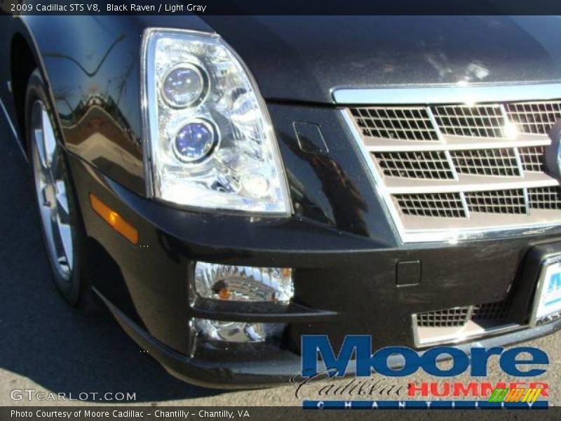 Black Raven / Light Gray 2009 Cadillac STS V8