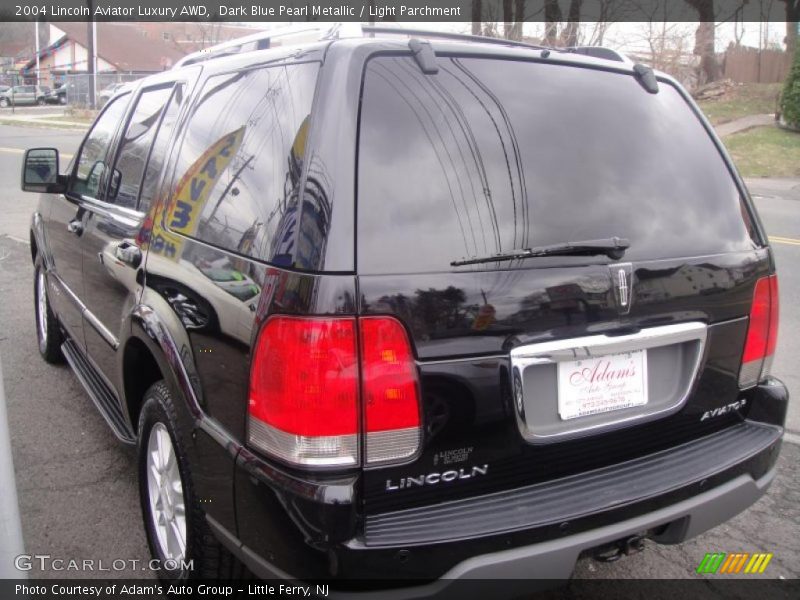 Dark Blue Pearl Metallic / Light Parchment 2004 Lincoln Aviator Luxury AWD