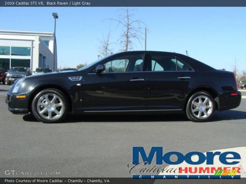 Black Raven / Light Gray 2009 Cadillac STS V8