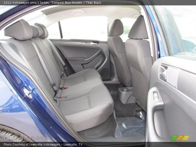 Tempest Blue Metallic / Titan Black 2011 Volkswagen Jetta S Sedan
