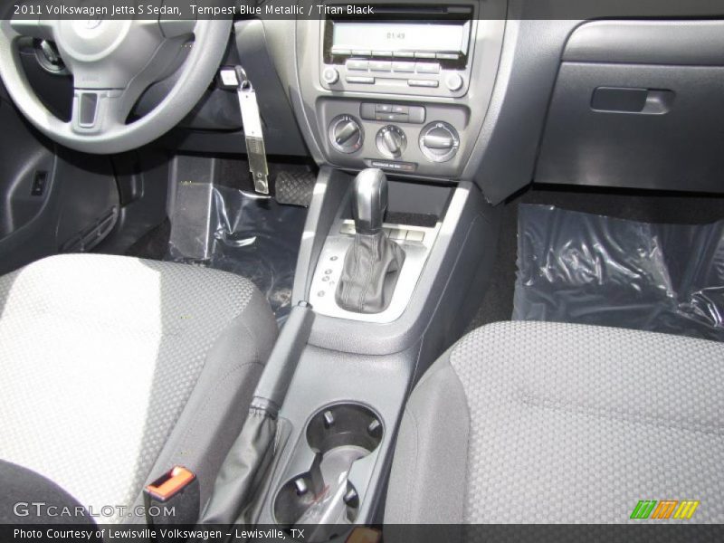 Tempest Blue Metallic / Titan Black 2011 Volkswagen Jetta S Sedan