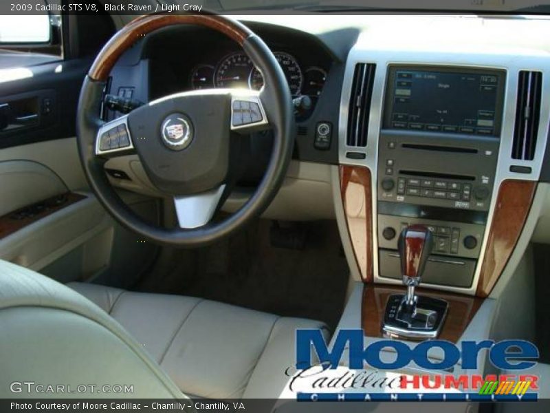 Black Raven / Light Gray 2009 Cadillac STS V8