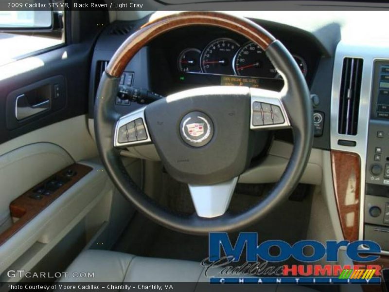 Black Raven / Light Gray 2009 Cadillac STS V8