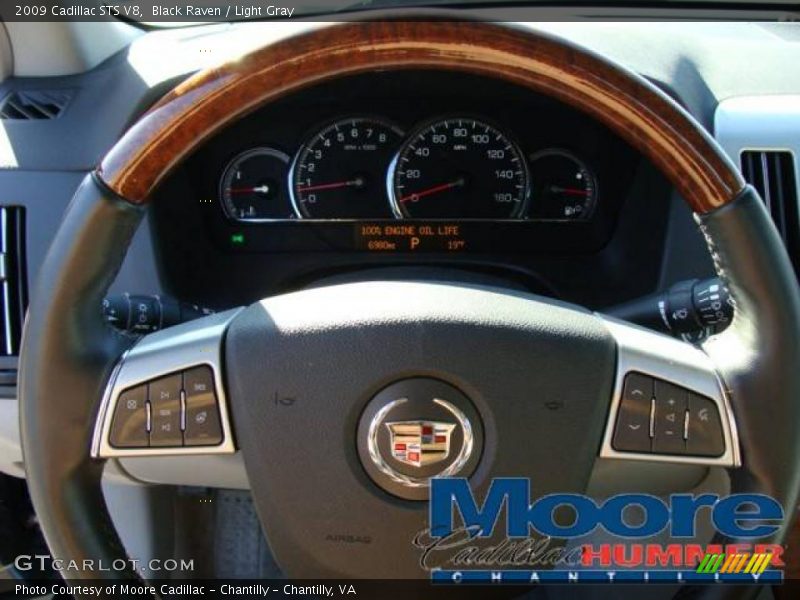 Black Raven / Light Gray 2009 Cadillac STS V8