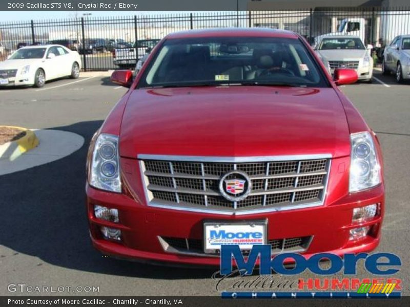 Crystal Red / Ebony 2009 Cadillac STS V8