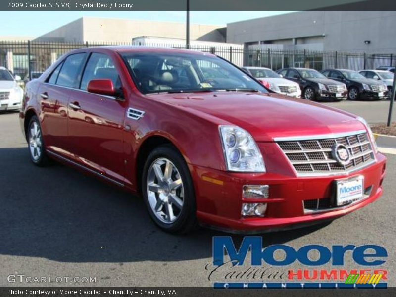 Crystal Red / Ebony 2009 Cadillac STS V8