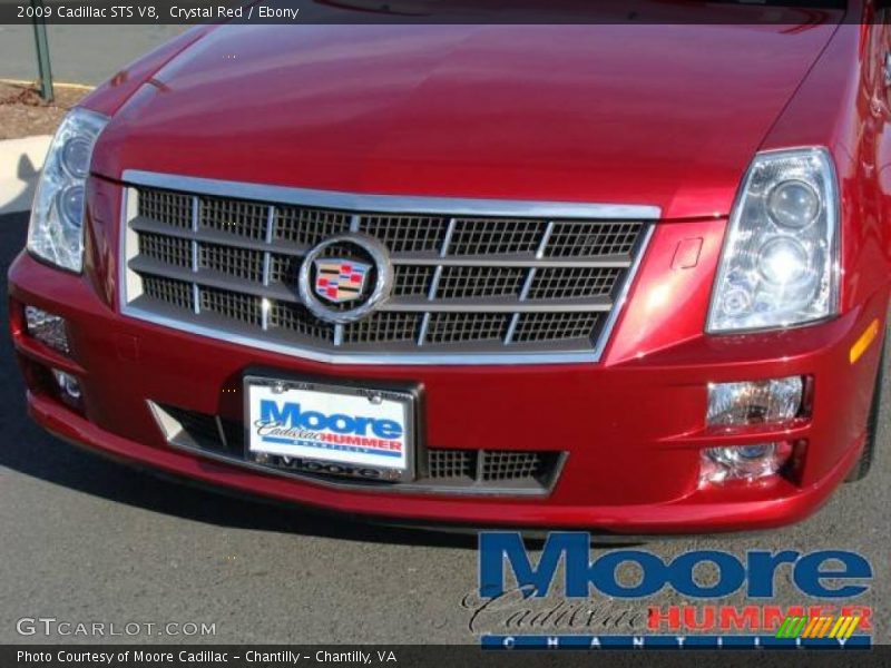 Crystal Red / Ebony 2009 Cadillac STS V8