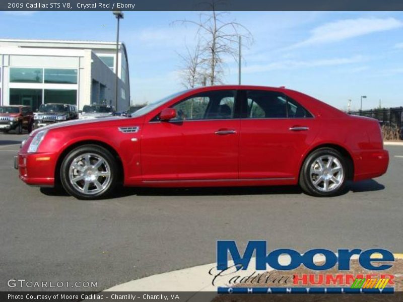 Crystal Red / Ebony 2009 Cadillac STS V8