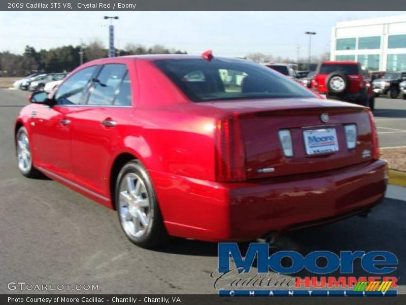 Crystal Red / Ebony 2009 Cadillac STS V8