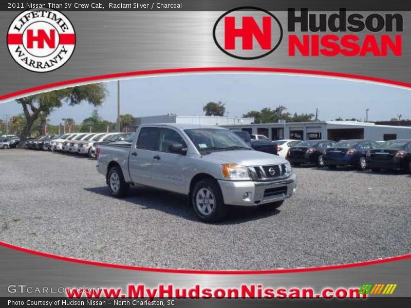 Radiant Silver / Charcoal 2011 Nissan Titan SV Crew Cab
