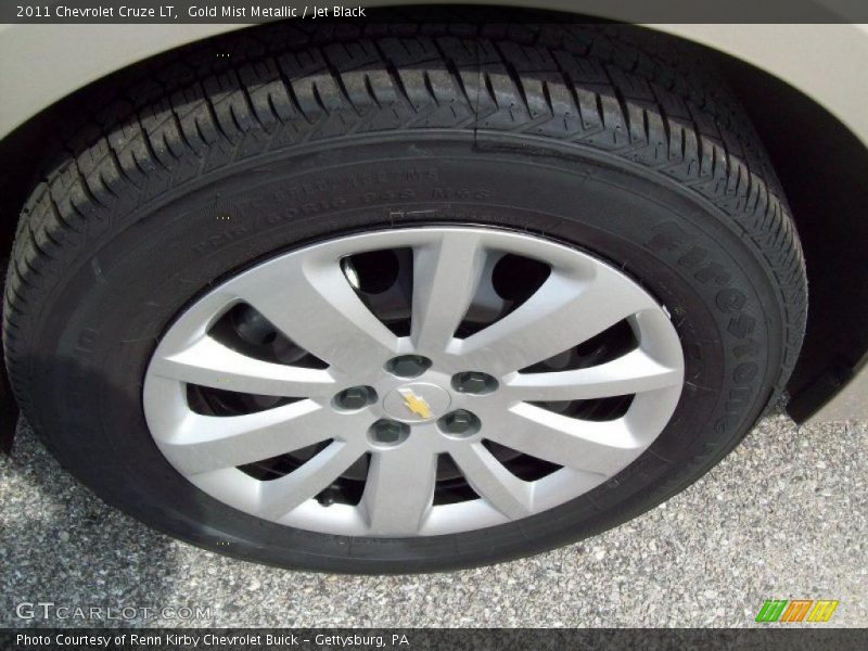 Gold Mist Metallic / Jet Black 2011 Chevrolet Cruze LT