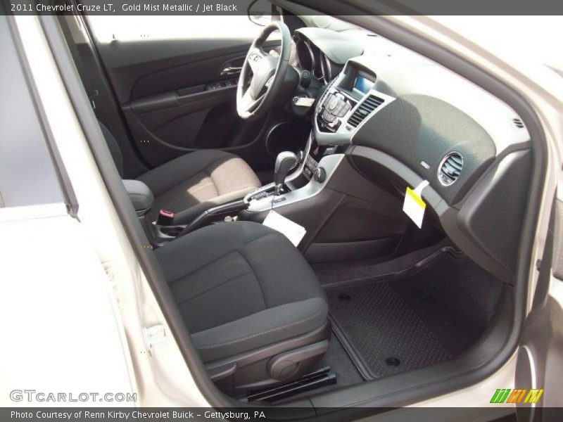 Gold Mist Metallic / Jet Black 2011 Chevrolet Cruze LT