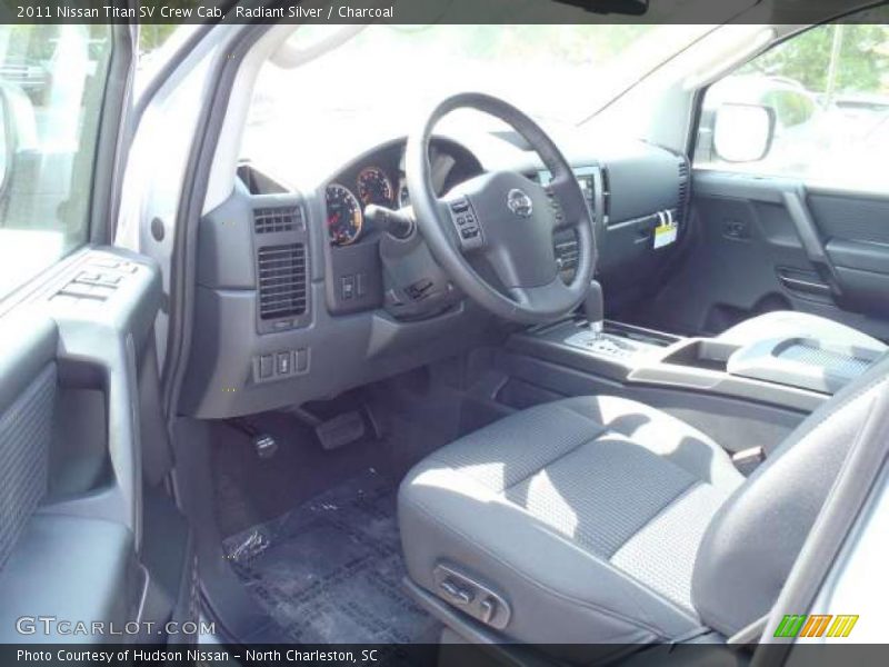 Radiant Silver / Charcoal 2011 Nissan Titan SV Crew Cab