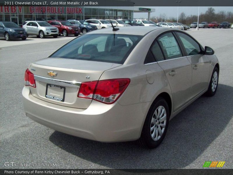 Gold Mist Metallic / Jet Black 2011 Chevrolet Cruze LT