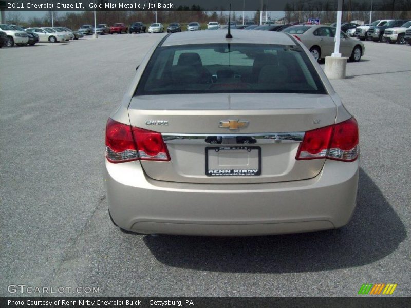 Gold Mist Metallic / Jet Black 2011 Chevrolet Cruze LT