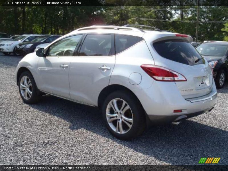 Brilliant Silver / Black 2011 Nissan Murano LE