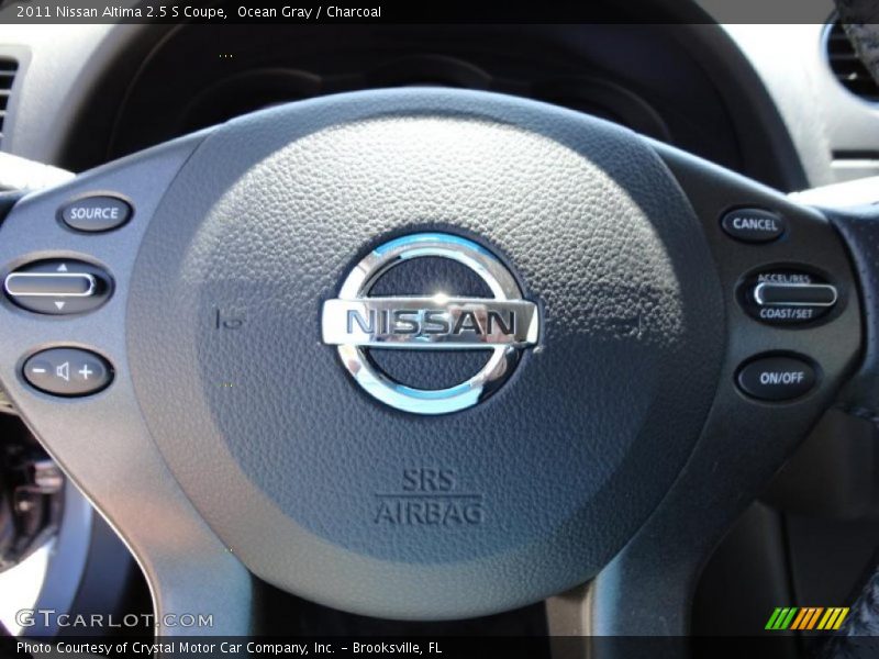 Ocean Gray / Charcoal 2011 Nissan Altima 2.5 S Coupe