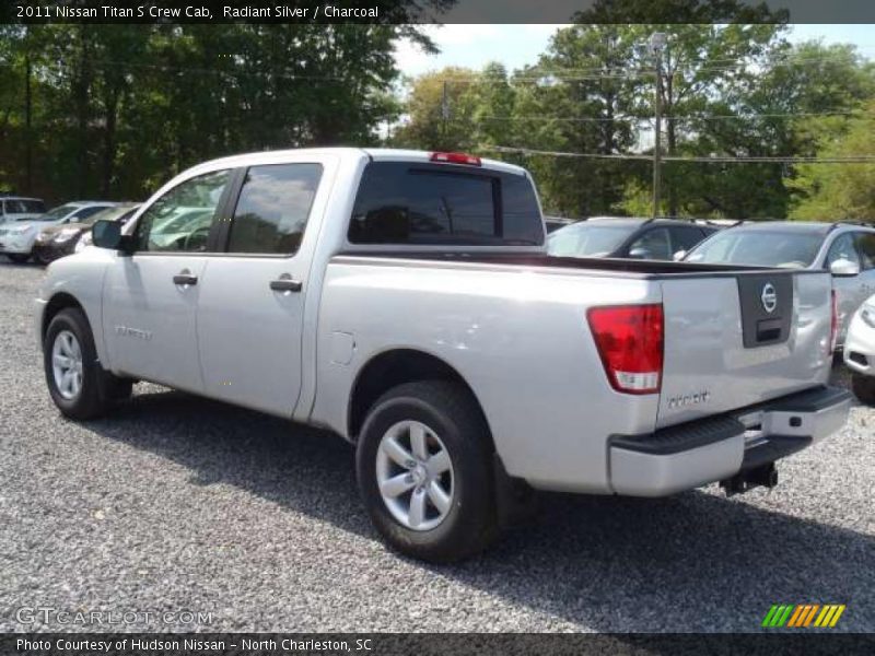 Radiant Silver / Charcoal 2011 Nissan Titan S Crew Cab