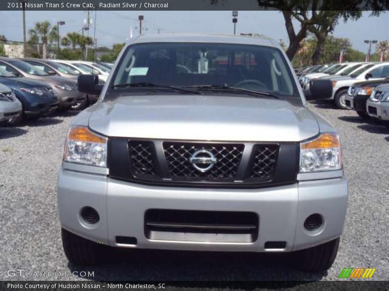 Radiant Silver / Charcoal 2011 Nissan Titan S Crew Cab