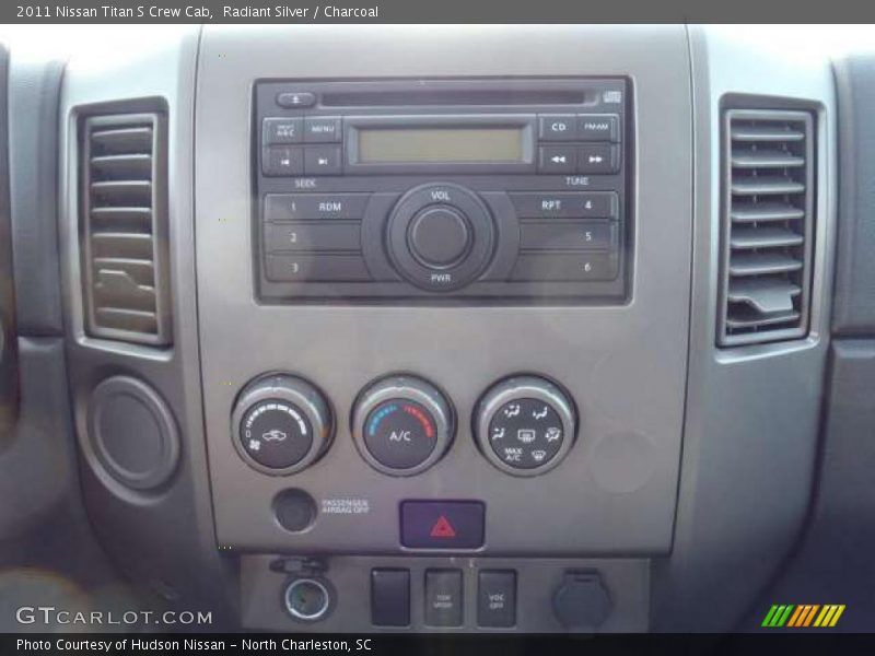 Radiant Silver / Charcoal 2011 Nissan Titan S Crew Cab