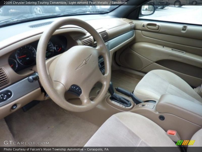 Light Almond Pearl Metallic / Sandstone 2004 Chrysler Sebring Touring Convertible