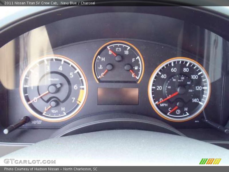Navy Blue / Charcoal 2011 Nissan Titan SV Crew Cab
