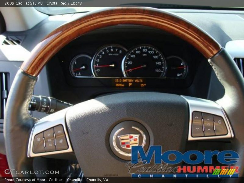 Crystal Red / Ebony 2009 Cadillac STS V8
