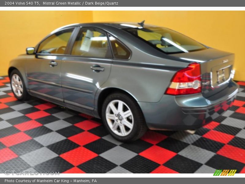 Mistral Green Metallic / Dark Beige/Quartz 2004 Volvo S40 T5