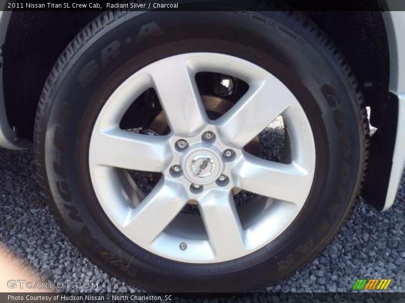 Radiant Silver / Charcoal 2011 Nissan Titan SL Crew Cab