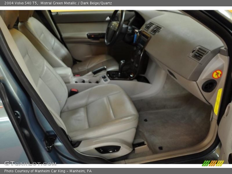 Mistral Green Metallic / Dark Beige/Quartz 2004 Volvo S40 T5