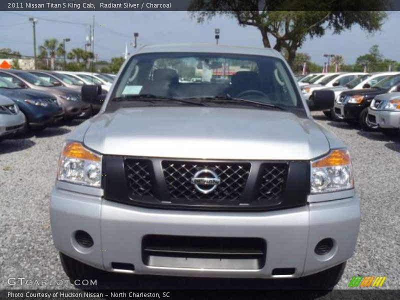 Radiant Silver / Charcoal 2011 Nissan Titan S King Cab