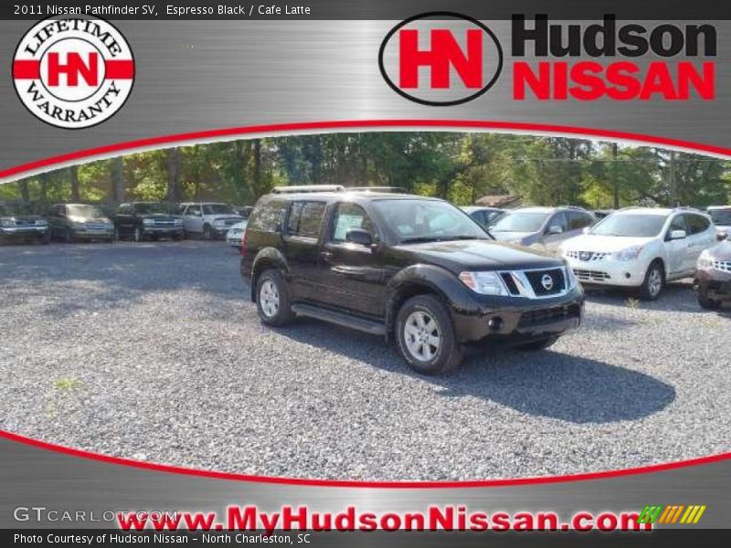 Espresso Black / Cafe Latte 2011 Nissan Pathfinder SV