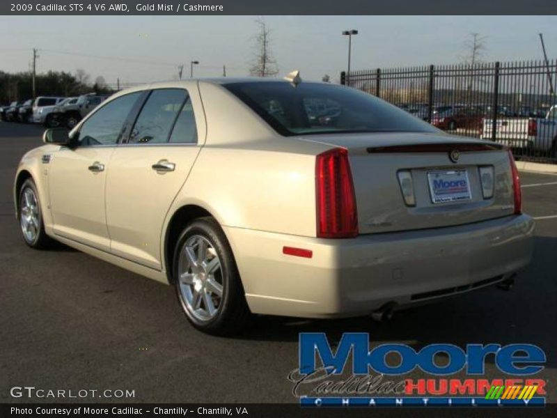 Gold Mist / Cashmere 2009 Cadillac STS 4 V6 AWD