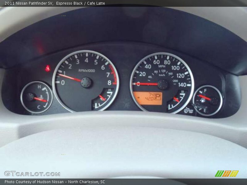 Espresso Black / Cafe Latte 2011 Nissan Pathfinder SV