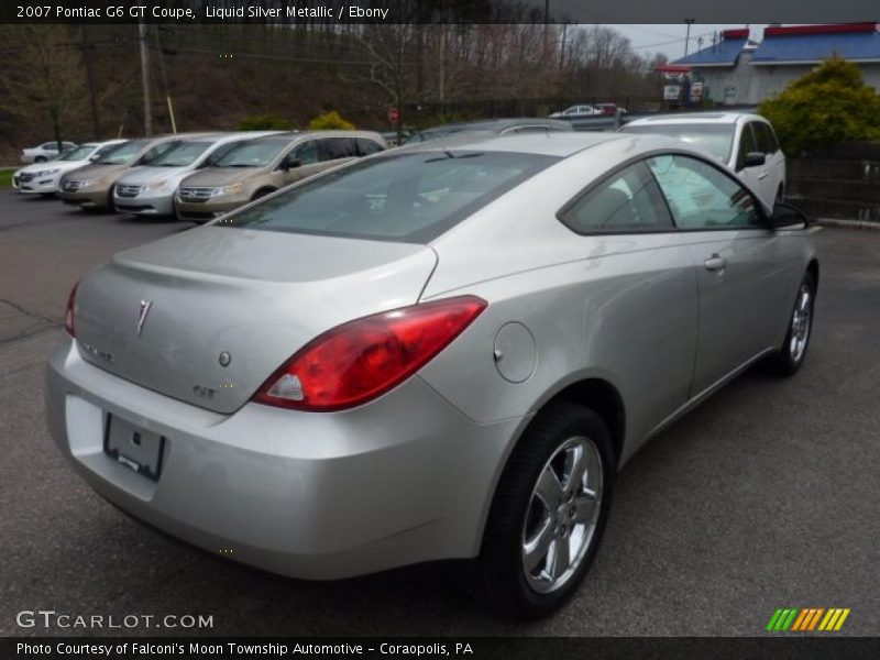 Liquid Silver Metallic / Ebony 2007 Pontiac G6 GT Coupe