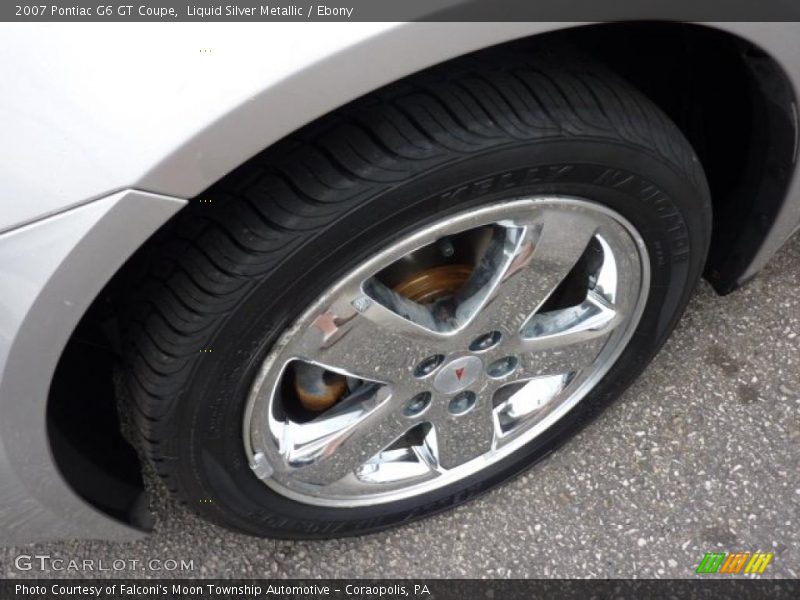 Liquid Silver Metallic / Ebony 2007 Pontiac G6 GT Coupe