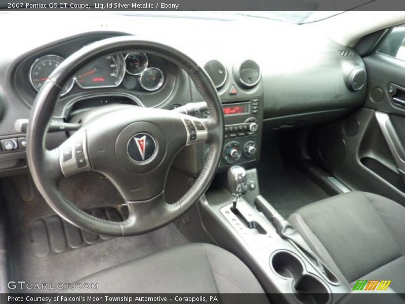 Liquid Silver Metallic / Ebony 2007 Pontiac G6 GT Coupe