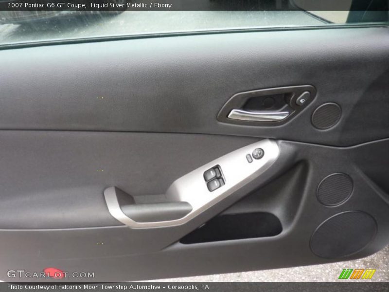 Liquid Silver Metallic / Ebony 2007 Pontiac G6 GT Coupe