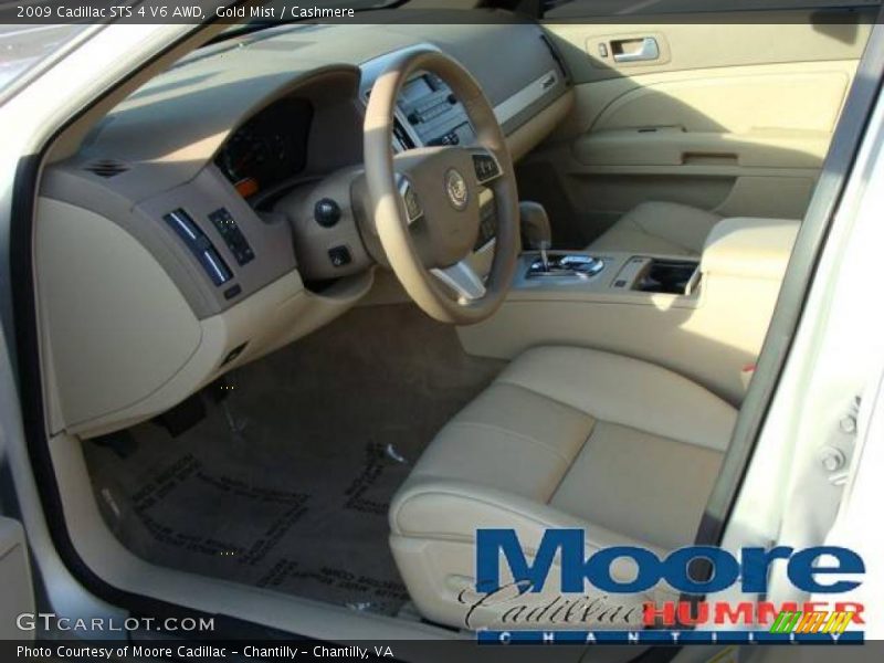 Gold Mist / Cashmere 2009 Cadillac STS 4 V6 AWD